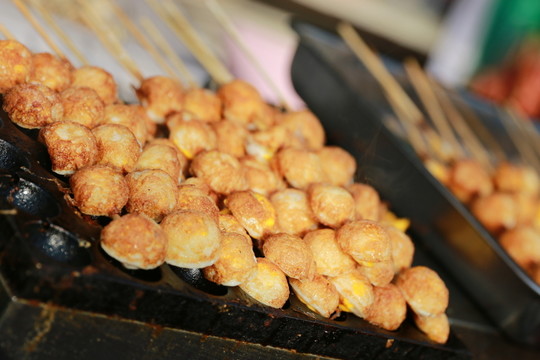 煎雞蛋串
