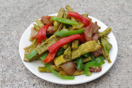 筍干炒臘肉