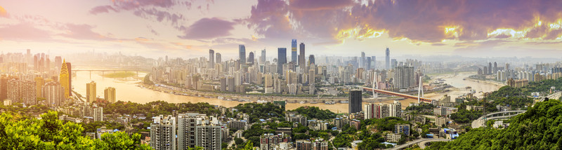 重慶渝中半島全景大畫幅