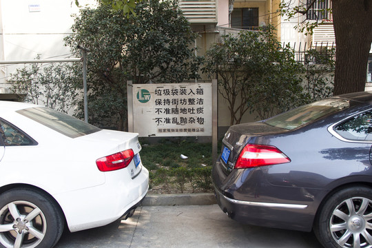 小區(qū)衛(wèi)生指示牌