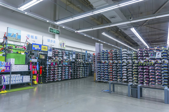 戶外體育用品賣場