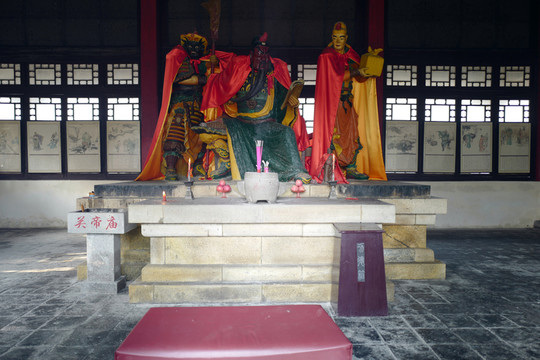 關(guān)帝廟 清晏園 園林 中式建筑