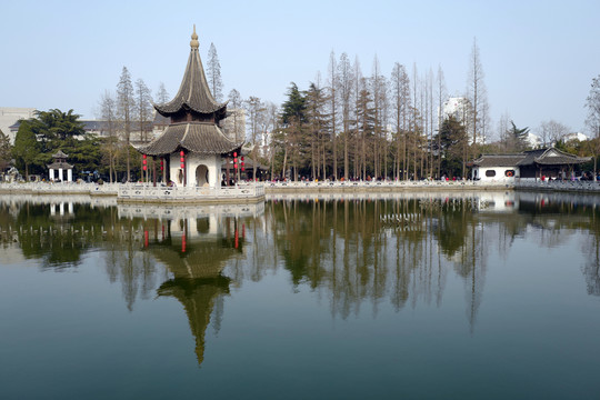 清晏園 園林 中式建筑 人文