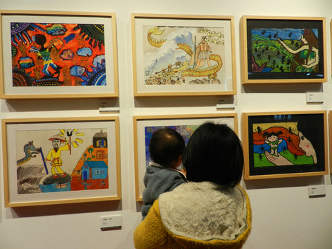 親子活動 看美術(shù)展