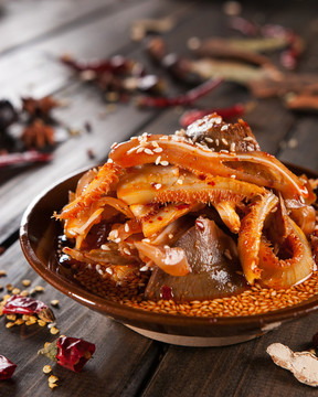 重慶小吃拼盤(pán)麻辣鹵菜重慶美食