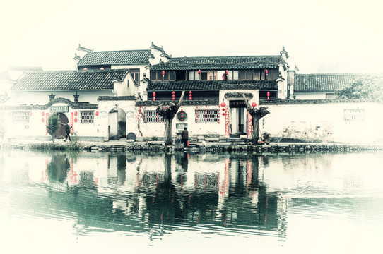 徽州古鎮(zhèn)老建筑