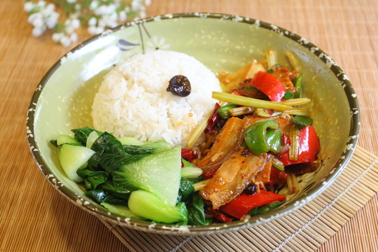 尖椒回鍋肉飯
