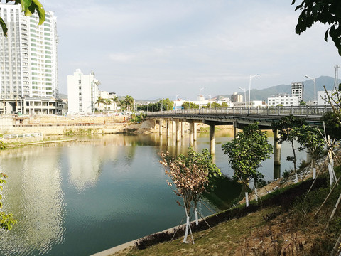 陸河縣城 河邊大道風(fēng)光