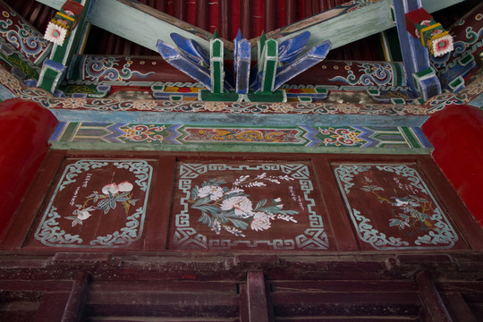 彩繪 廣仁寺御碑亭