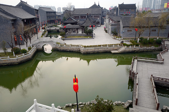 河下古鎮(zhèn) 傳統(tǒng)建筑 中式建筑