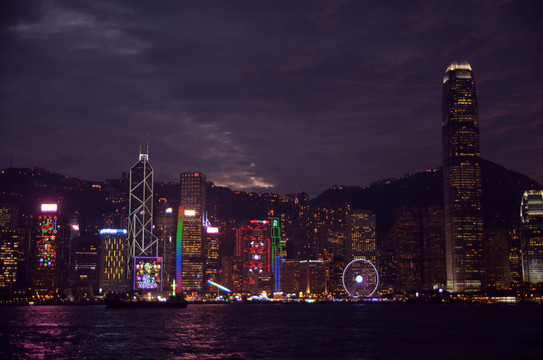 香港夜景 維多利亞港