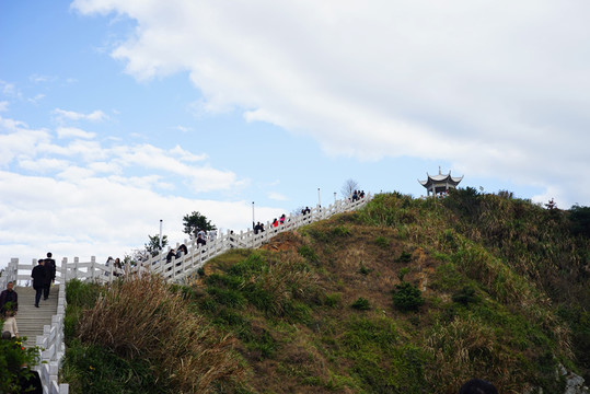 霧城 藍天