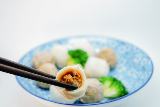 手打魚丸魚圓 牛丸湯 魚丸湯