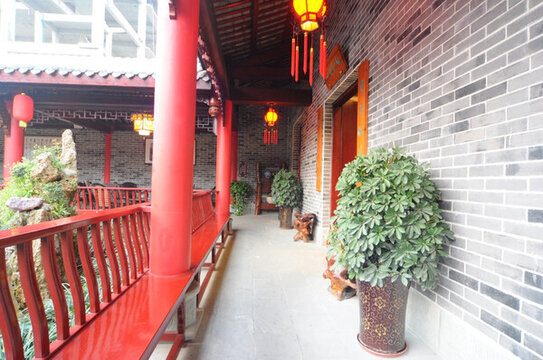 仿古建筑 中式餐飲