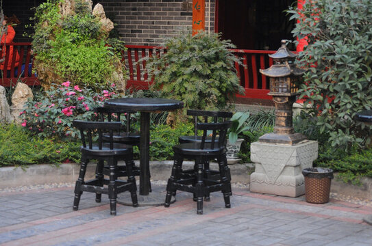 仿古建筑 中式餐飲