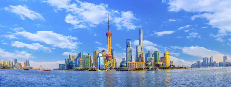 上海外灘風(fēng)光全景大畫(huà)幅