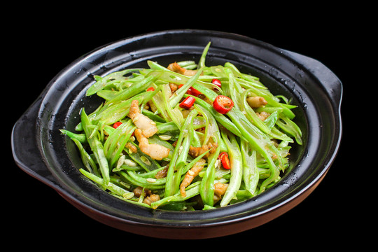 砂鍋長豆角