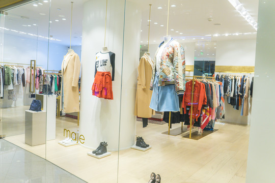 專賣店櫥窗 服裝專賣