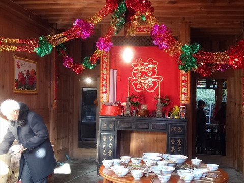 農(nóng)村婚禮圖