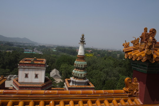 頤和園 綠塔 八小部洲