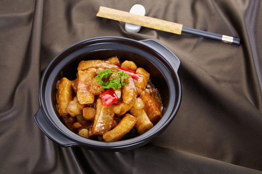 苦瓜燜肉 燜開刀龍躉