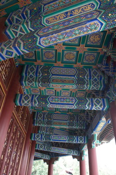頤和園 佛香閣 彩繪