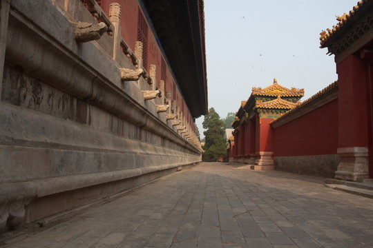 北京太廟 琉璃門和后殿