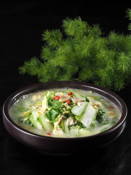 小白菜燴蛤肉