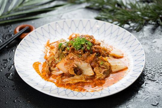泡菜炒牛肉