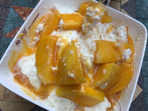 榴蓮芒果綿綿冰