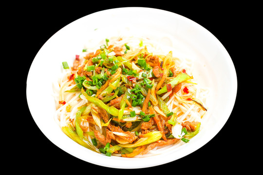榨菜肉絲粉