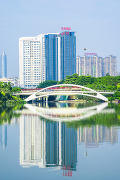南寧民歌湖曲水橋