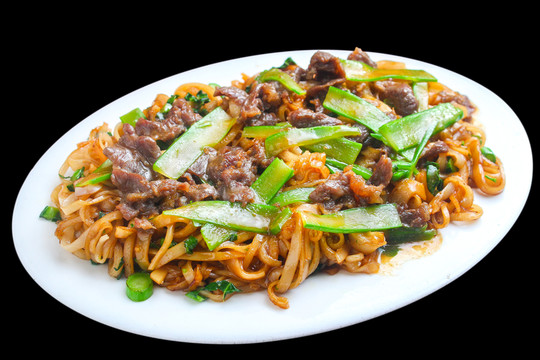 干炒牛河 濕炒牛河