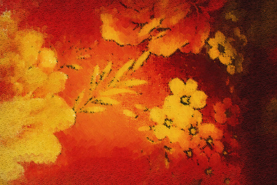 高端復(fù)古紅色背景