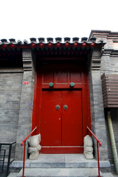 北京 胡同 門樓 四合院 老街