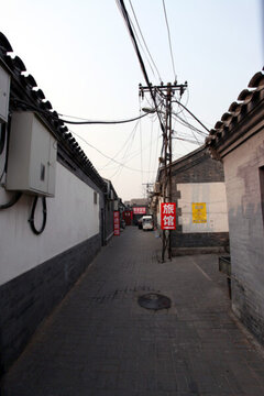 北京 胡同 門(mén)樓 四合院 老街