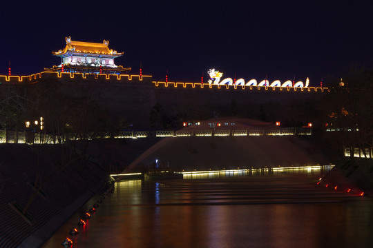 陜西西安古城墻
