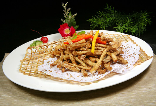 鵝肝醬焗茶樹菇1