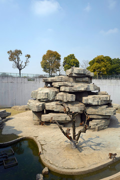 動物園 戶外 休閑場所 春天