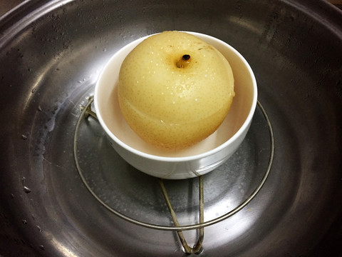 水蒸冰糖雪梨