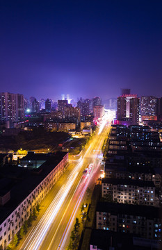 大連西安路夜景