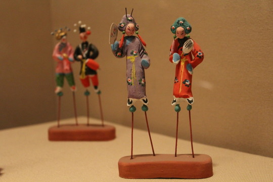 京劇角色泥塑