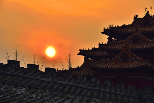 古城夕陽