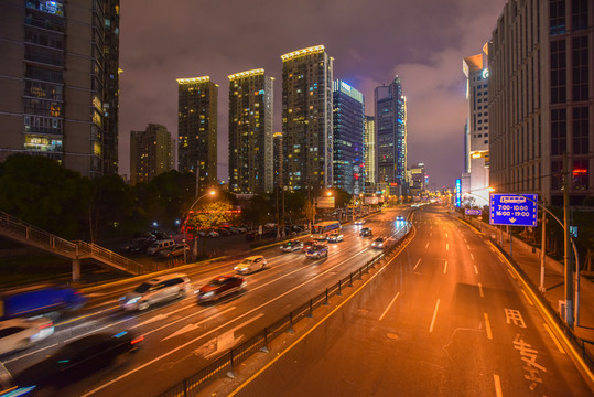 城市公路夜景