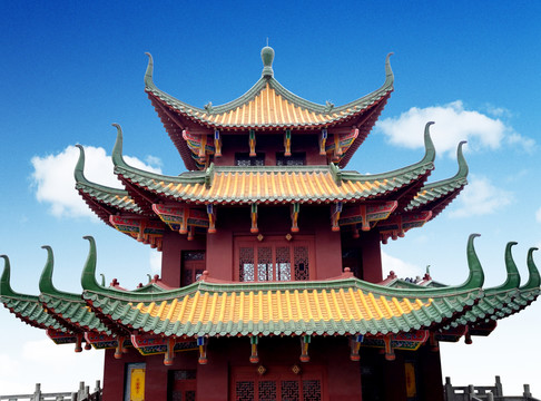 亭子 寺廟建筑