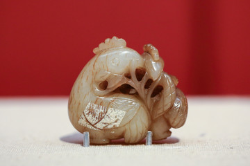 青玉雙雞