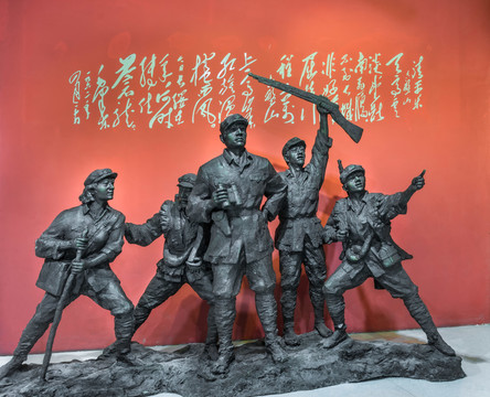 黎平會(huì)議紀(jì)念館雕塑