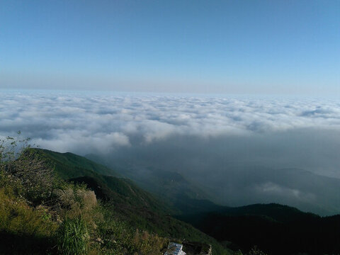 南岳衡山 云霧 山頂
