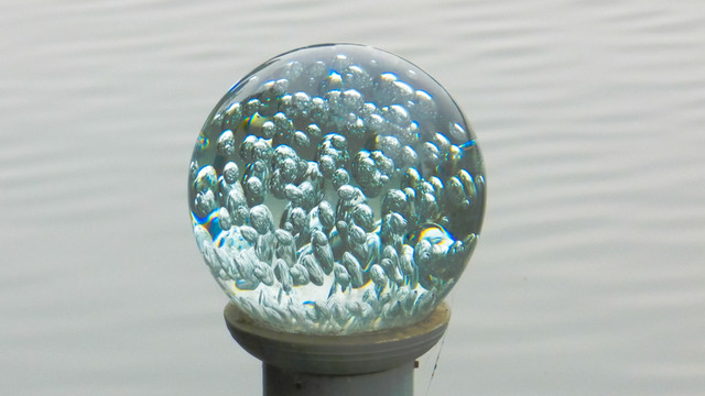水晶球 led燈照明 公園路燈