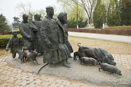 北京國(guó)際雕塑公園 雕塑 山音